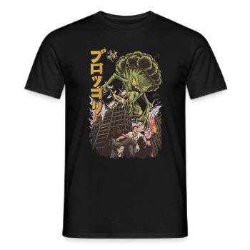 Broccoli Japan Monster Kaiju Anime Manga Gift - Men's T-Shirt - black - Front - AI Model Male 178 light (178cm)