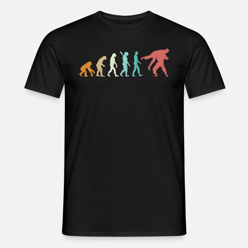 Evolution Jiu Jitsu Arts Martiaux - T-shirt homme - noir