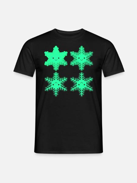 Étoiles de Noël Noël - T-shirt homme - noir