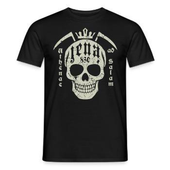 Jena 830 - Männer T-Shirt - Schwarz - Vorne - AI Model Male 178 light (178cm)