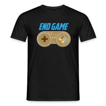 Helden Stern Superhero Comic Cartoon Game Geschenk - Männer T-Shirt - Schwarz - Vorne - AI Model Male 178 light (178cm)