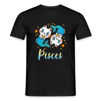 Wake Pray Slay Fish - T-shirt homme - noir - Devant - AI Model Male 178 light (178cm)