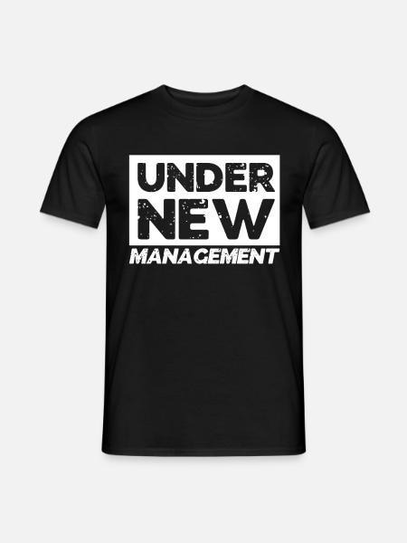 Neues Management (1von2) - T-shirt herr - svart