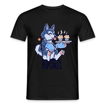 Je fais des Pupcakes - T-shirt homme - noir - Devant - AI Model Male 178 light (178cm)