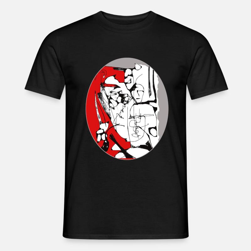Freiheit der Interpretation 4 - Männer T-Shirt - Schwarz