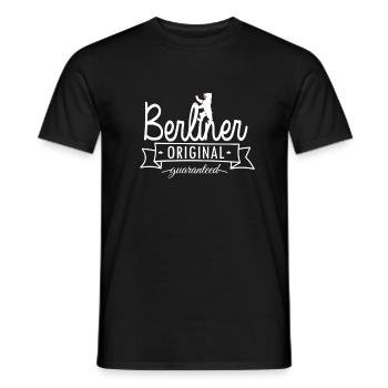 Berlin capital cadeau original de conception de ventilateur - T-shirt homme - noir - Devant - AI Model Male 178 light (178cm)