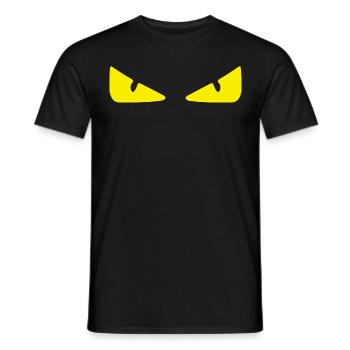 Monster eyes Halloween - Men's T-Shirt - black - Front - AI Model Male 178 light (178cm)