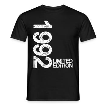 1992 Limited Edition - Men's T-Shirt - black - Front - AI Model Male 178 light (178cm)