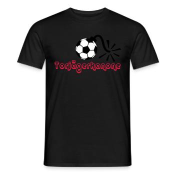 torjägerkanone - Männer T-Shirt - Schwarz - Vorne - AI Model Male 178 light (178cm)