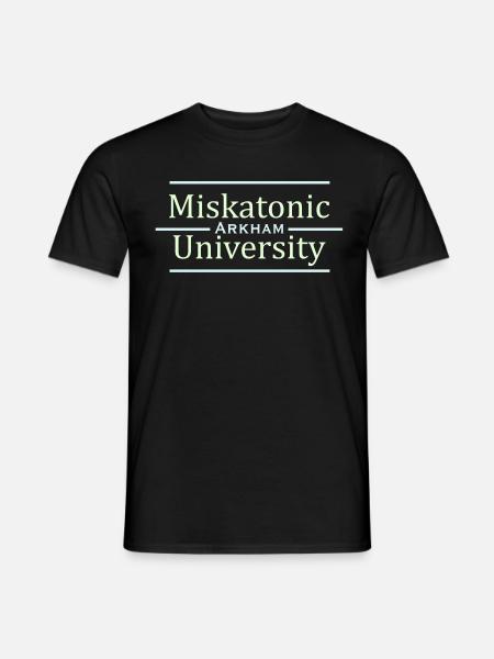 MJKv1: Miskatonic University - Arkham - Männer T-Shirt - Schwarz