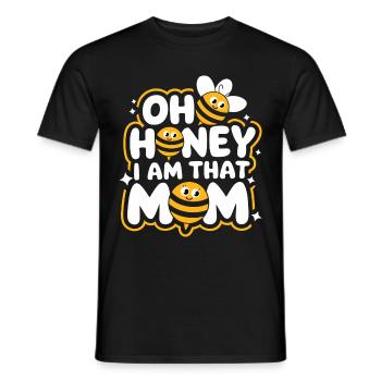 Honigbiene Imker Bienen Biene - Männer T-Shirt - Schwarz - Vorne - AI Model Male 178 light (178cm)
