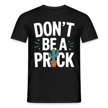 Cactus Cacti Desert Plant - Men's T-Shirt - black - Front - AI Model Male 178 light (178cm)