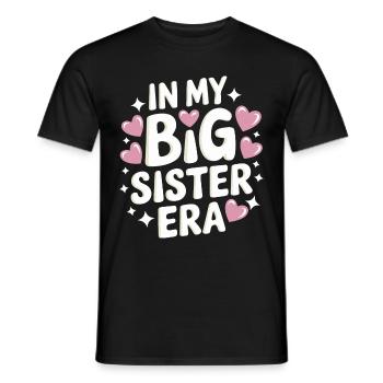 Sœur, Frère ou sœur, Famille - T-shirt homme - noir - Devant - AI Model Male 178 light (178cm)