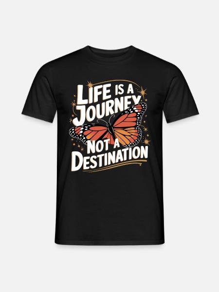 Schmetterling Monarchfalter Bunt Schmetterlinge - Männer T-Shirt - Schwarz