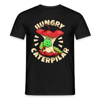 Raupe - Männer T-Shirt - Schwarz - Vorne - AI Model Male 178 light (178cm)