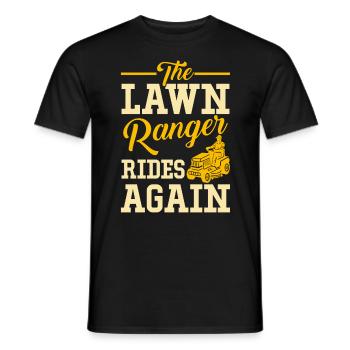 Le Garde-pelouse roule à nouveau - Jardinier - T-shirt homme - noir - Devant - AI Model Male 178 light (178cm)