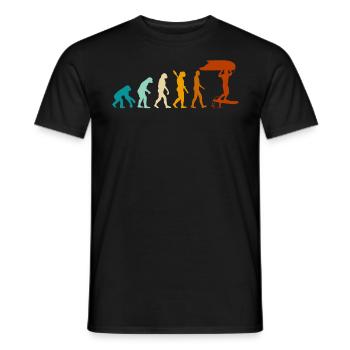 Wing Foiling Evolution - Wingfoil Hydrofoil Su - T-shirt homme - noir - Devant - AI Model Male 178 light (178cm)