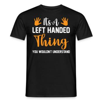 Lefty - Lefties In Great Demand But Limited Supply - Men's T-Shirt - black - Front - AI Model Male 178 light (178cm)