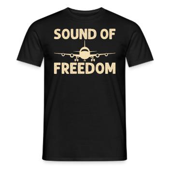 Jet Noise Sound of Freedom Model Kit Constructeurs Airc - T-shirt homme - noir - Devant - AI Model Male 178 light (178cm)