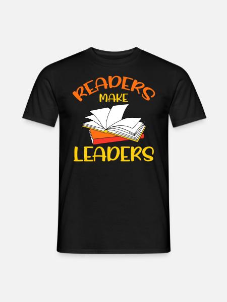 Teacher Readers make Leaders - Men's T-Shirt - black
