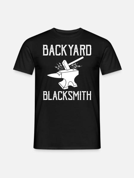 Backyard Blacksmith Ironsmith - Men's T-Shirt - black