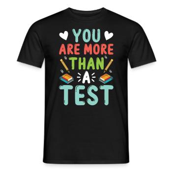 Test Day Kids - Je crois en vous Vous Avez Ceci - T-shirt homme - noir - Devant - AI Model Male 178 light (178cm)