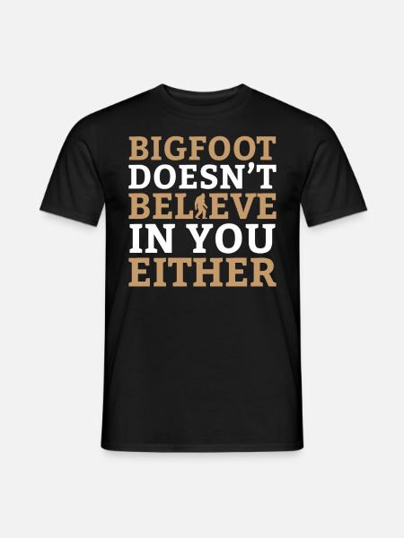 Bigfoot Sasquatch - Keep it Squatchy - Men's T-Shirt - black