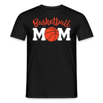 Basketball - Basketball Mom - Men's T-Shirt - black - Front - AI Model Male 178 light (178cm)