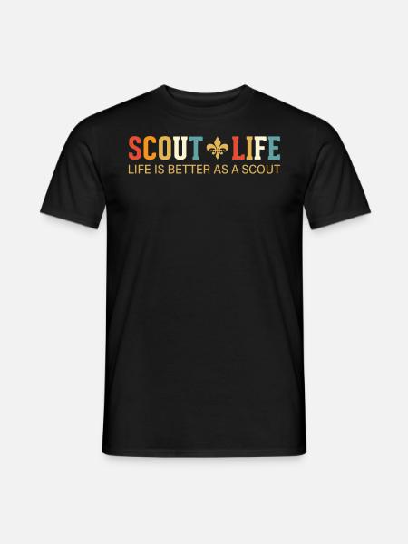 Do you have a passion for Scouting, Hiking and Cam - Men's T-Shirt - black