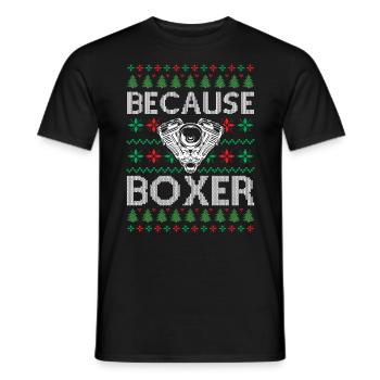 Mechanic V8 Engine Car Tuning Ugly Christmas - Bec - Männer T-Shirt - Schwarz - Vorne - AI Model Male 178 light (178cm)