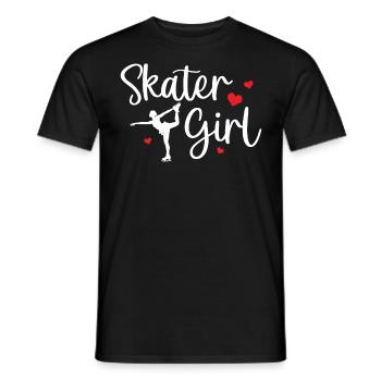 Patinage artistique - Skater Girl - T-shirt homme - noir - Devant - AI Model Male 178 light (178cm)