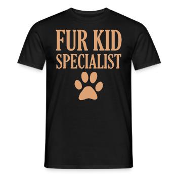 Pet Sitters Animaux Chien Chat Fourrure Kid Spécialiste - T-shirt homme - noir - Devant - AI Model Male 178 light (178cm)