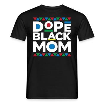 Mois de l’histoire des Noirs Maman noire - T-shirt homme - noir - Devant - AI Model Male 178 light (178cm)
