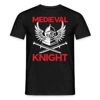 Renaissance Ren Fair Saying Slogan - Medieval Knig - Männer T-Shirt - Schwarz - Vorne - AI Model Male 178 light (178cm)