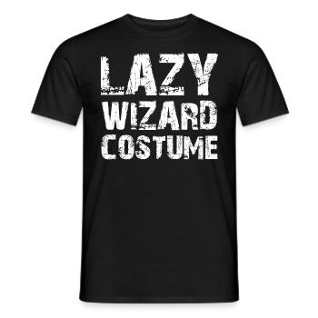 Ren Fair Renaissance Festival - Lazy Medieval Wiza - Männer T-Shirt - Schwarz - Vorne - AI Model Male 178 light (178cm)