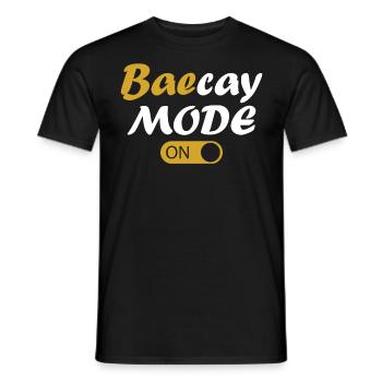 Family Vacation 2023 - Baecay Mode On - Männer T-Shirt - Schwarz - Vorne - AI Model Male 178 light (178cm)