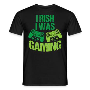 Irlandais Je jouais à la Saint-Patrick - T-shirt homme - noir - Devant - AI Model Male 178 light (178cm)