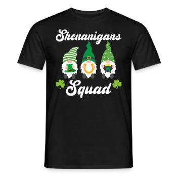 Shenanigans Squad Teacher St Patrick’s Day - T-shirt homme - noir - Devant - AI Model Male 178 light (178cm)