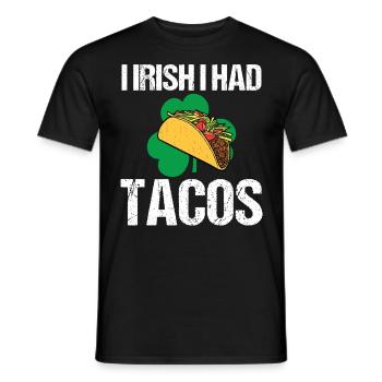 Irlandais Je jouais à la Saint-Patrick - T-shirt homme - noir - Devant - AI Model Male 178 light (178cm)