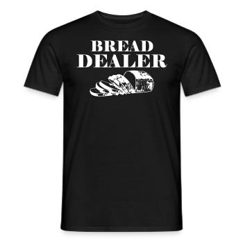 Baking Bread Making Bread Dealer - Männer T-Shirt - Schwarz - Vorne - AI Model Male 178 light (178cm)