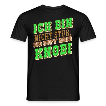 Conception d’humour à l’ail – Drôle pour le carnaval - T-shirt homme - noir - Devant - AI Model Male 178 light (178cm)