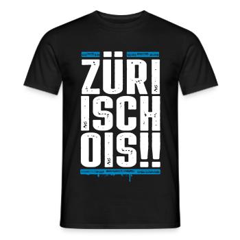 Züri isch ois - Zurich - Züri Gouvernant - T-shirt homme - noir - Devant - AI Model Male 178 light (178cm)