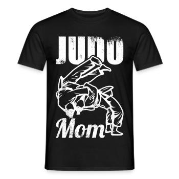 Judo Mama - T-shirt homme - noir - Devant - AI Model Male 178 light (178cm)