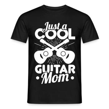 Juste une maman guitare cool - T-shirt homme - noir - Devant - AI Model Male 178 light (178cm)