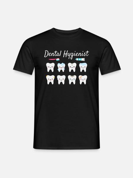 Dental hygienist - Men's T-Shirt - black
