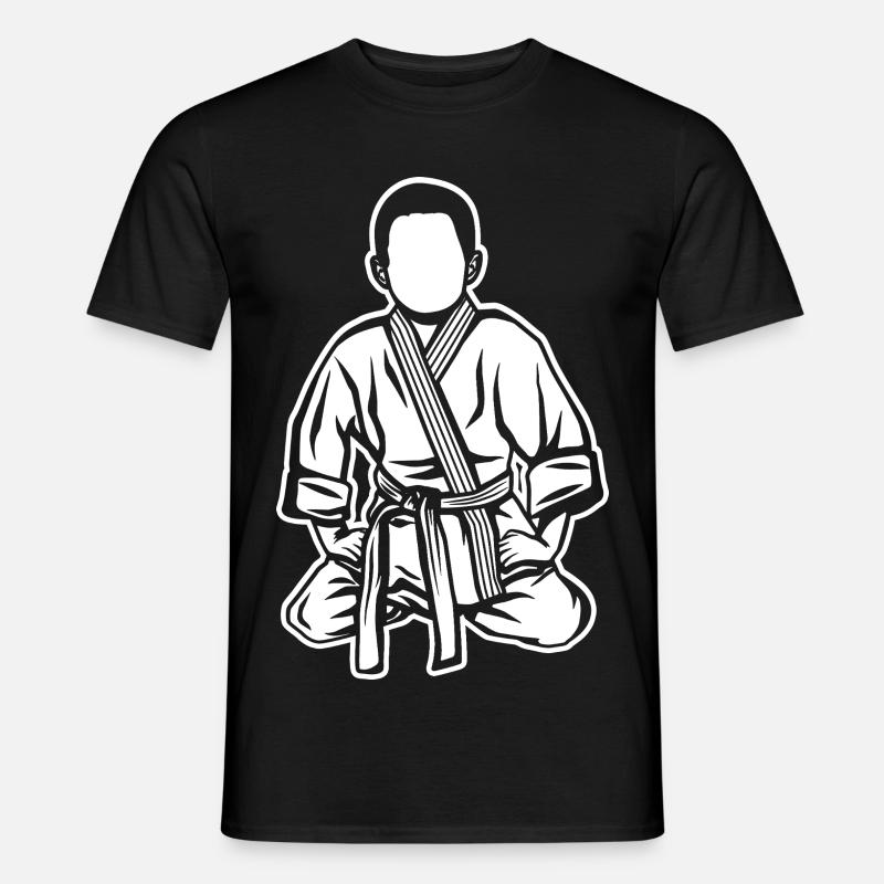 Judo Junge - Männer T-Shirt - Schwarz