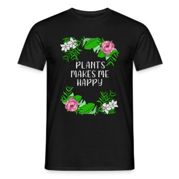 Blume Liebe Pflanzen Rose Florist Geschenkidee - Männer T-Shirt - Schwarz - Vorne - AI Model Male 178 light (178cm)