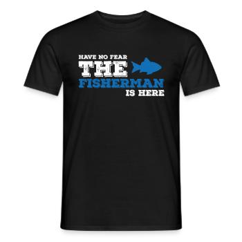 Fischer Angler Fischen Angeln Fisch Geschenkidee - Männer T-Shirt - Schwarz - Vorne - AI Model Male 178 light (178cm)