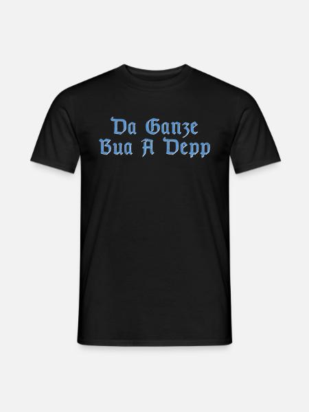 Bayern bayrisch Dialekt lustiger Spruch Geschenk - Männer T-Shirt - Schwarz