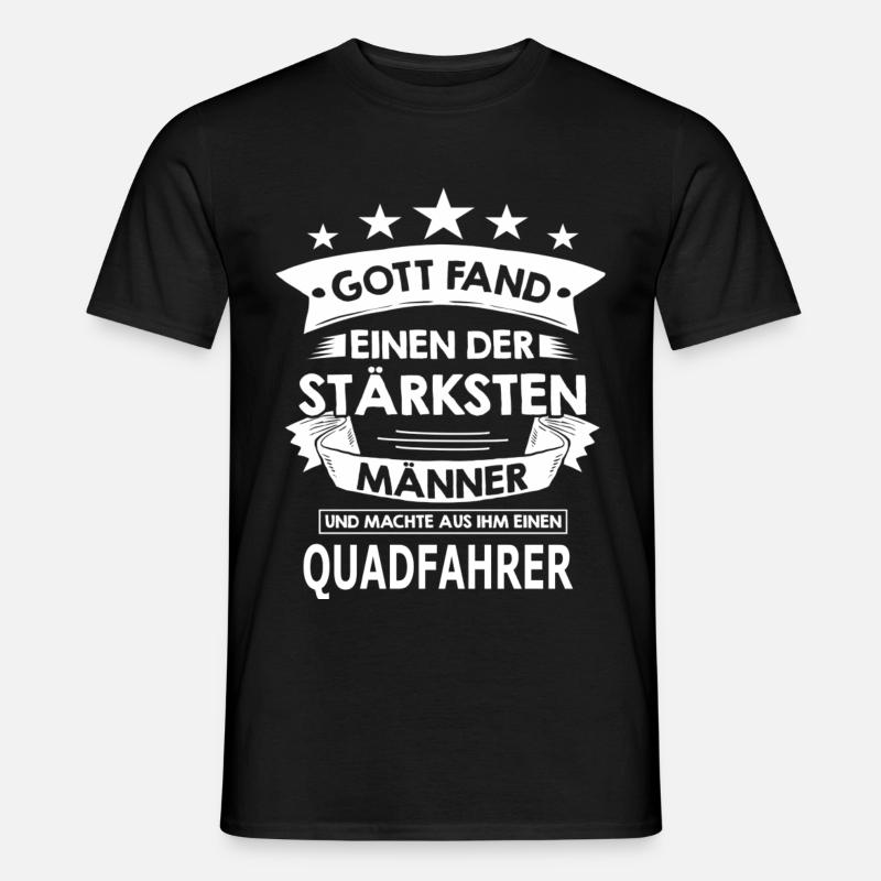 quadfahrer - Männer T-Shirt - Schwarz